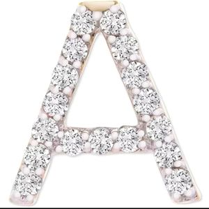 REAL DIAMOND LETTER A